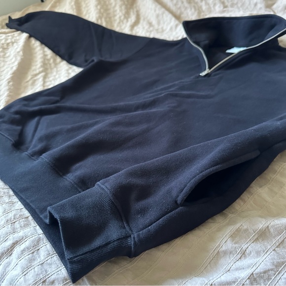 TNA (Aritzia) BF 1/4 zip sweater - Picture 2 of 7